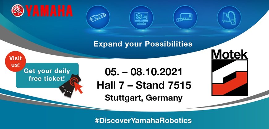 Yamaha mostrará los últimos robots para automatización industrial en Motek 2021